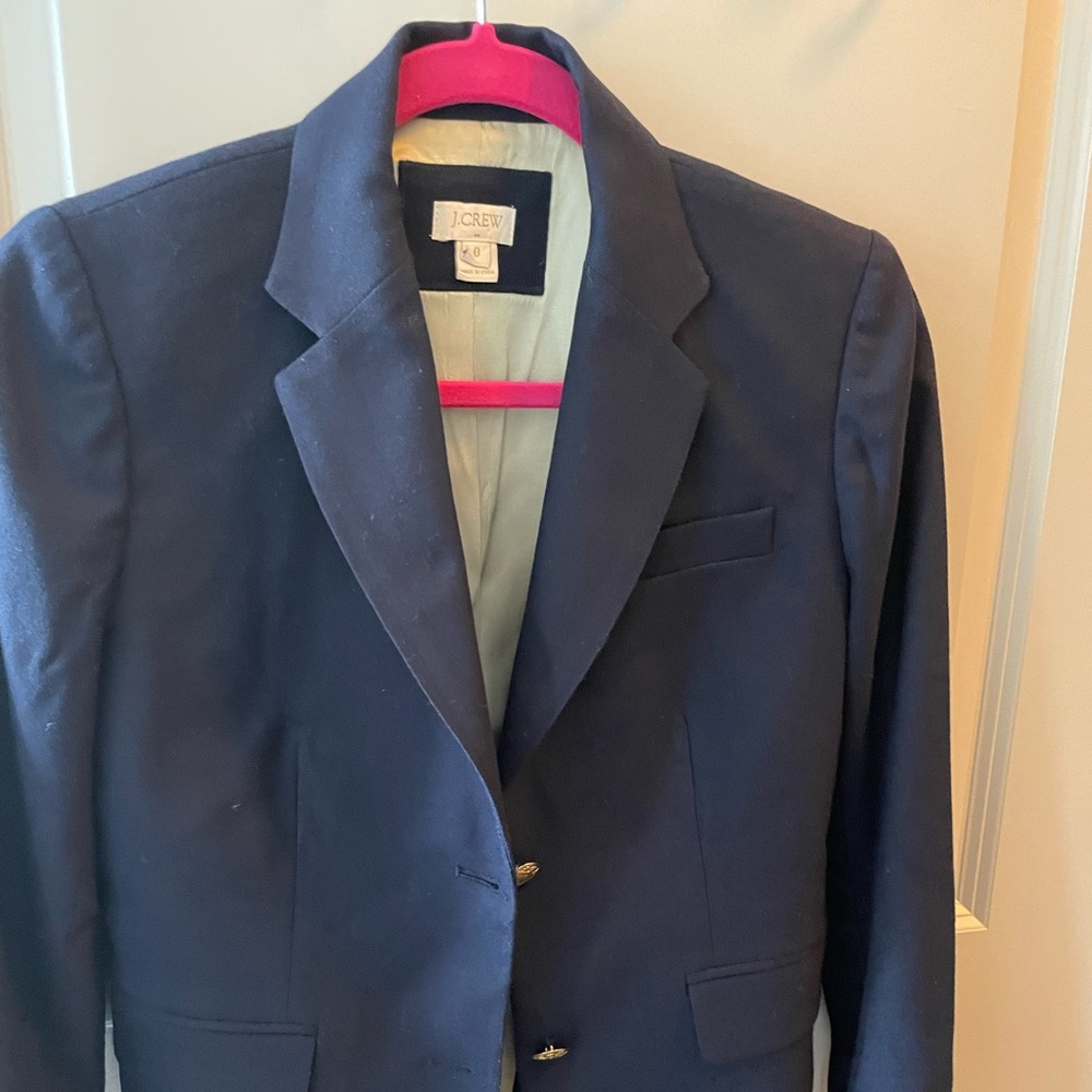 Navy J Crew Blazer